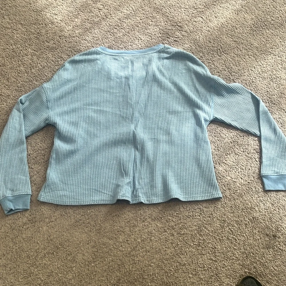 Knix waffle jogger and Henley top set